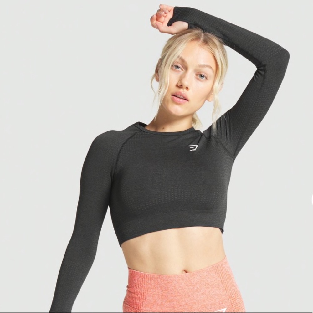 Gymshark vital seamless long sleeve crop top
